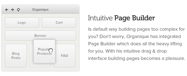 Intuitive page builder
