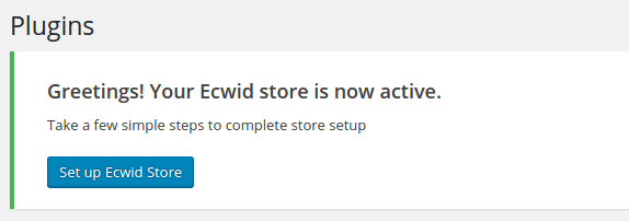 setup ecwid