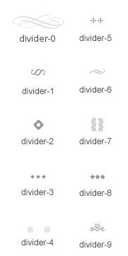 content divider