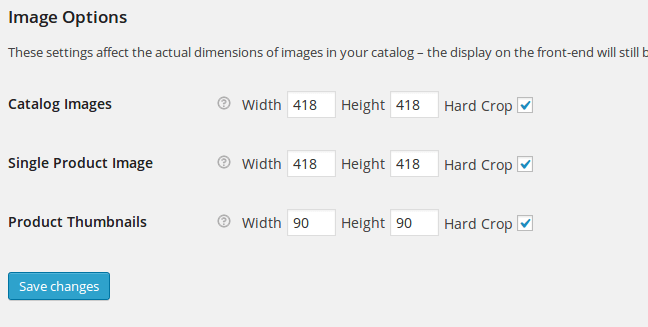 suggested image options