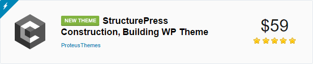 Link to our new construction theme - StructurePress