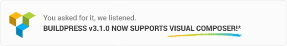 BuildPress supports Visual Composer