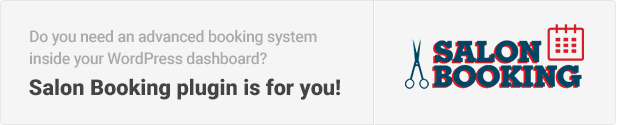 Salon Booking plugin