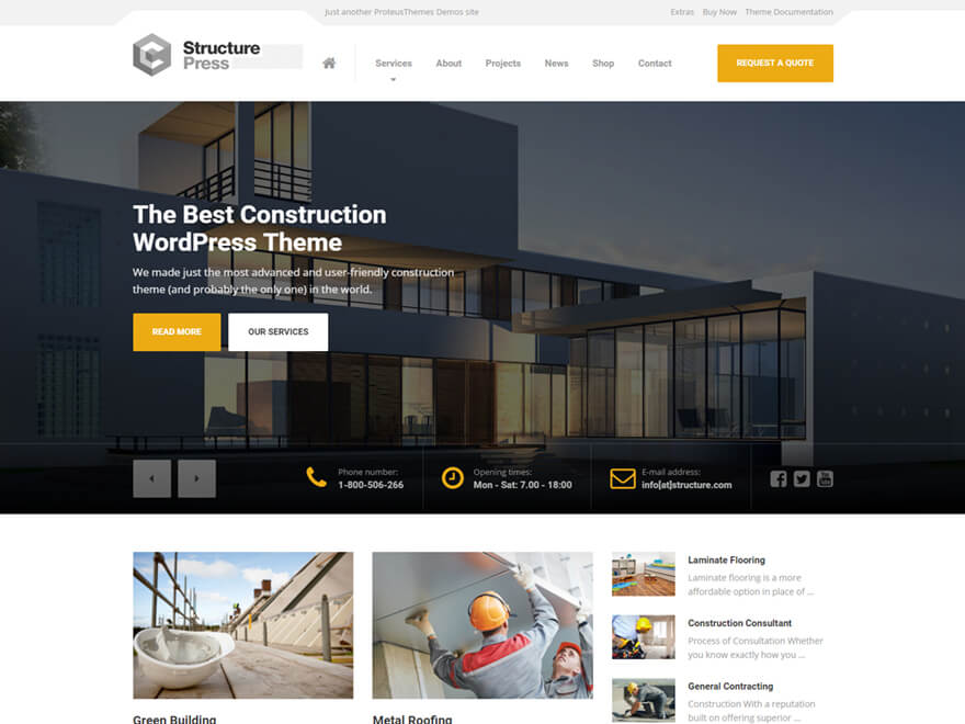 StructurePress WordPress Theme