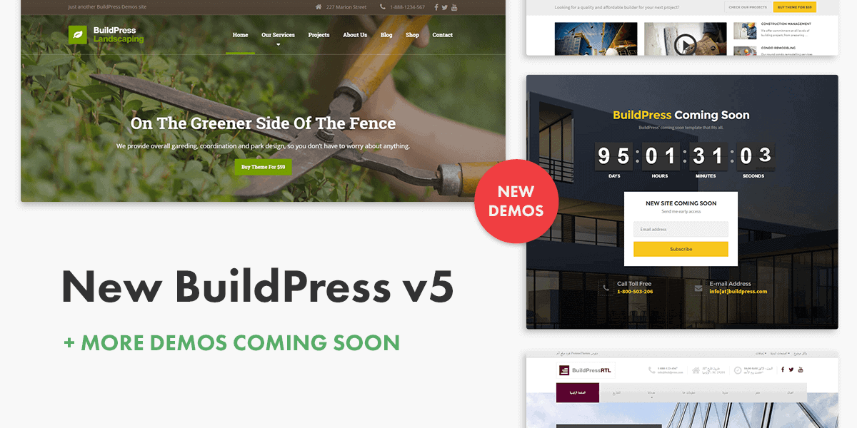 Best Construction Theme - BuildPress Update v5