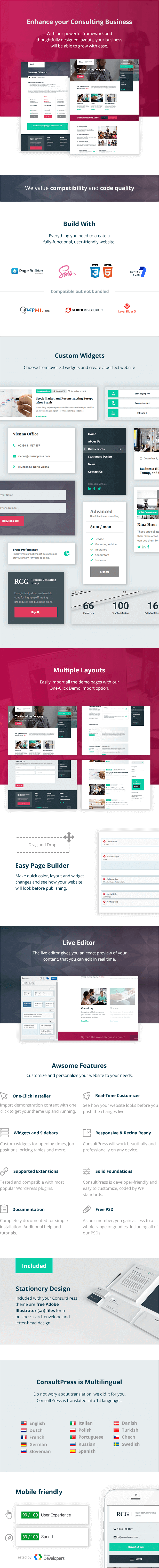 ConsultPress - WordPress Theme for Consulting and Financial Businesses - 1