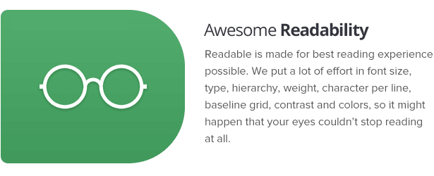 Readable - Blogging WordPress Theme Focused on Readability - 9