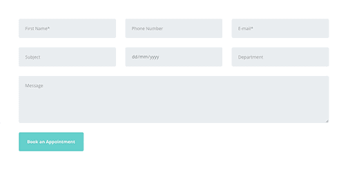 Book an appointment form