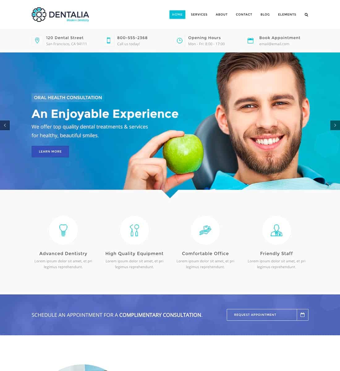 Dentalia - Dentist & Medical WordPress Theme