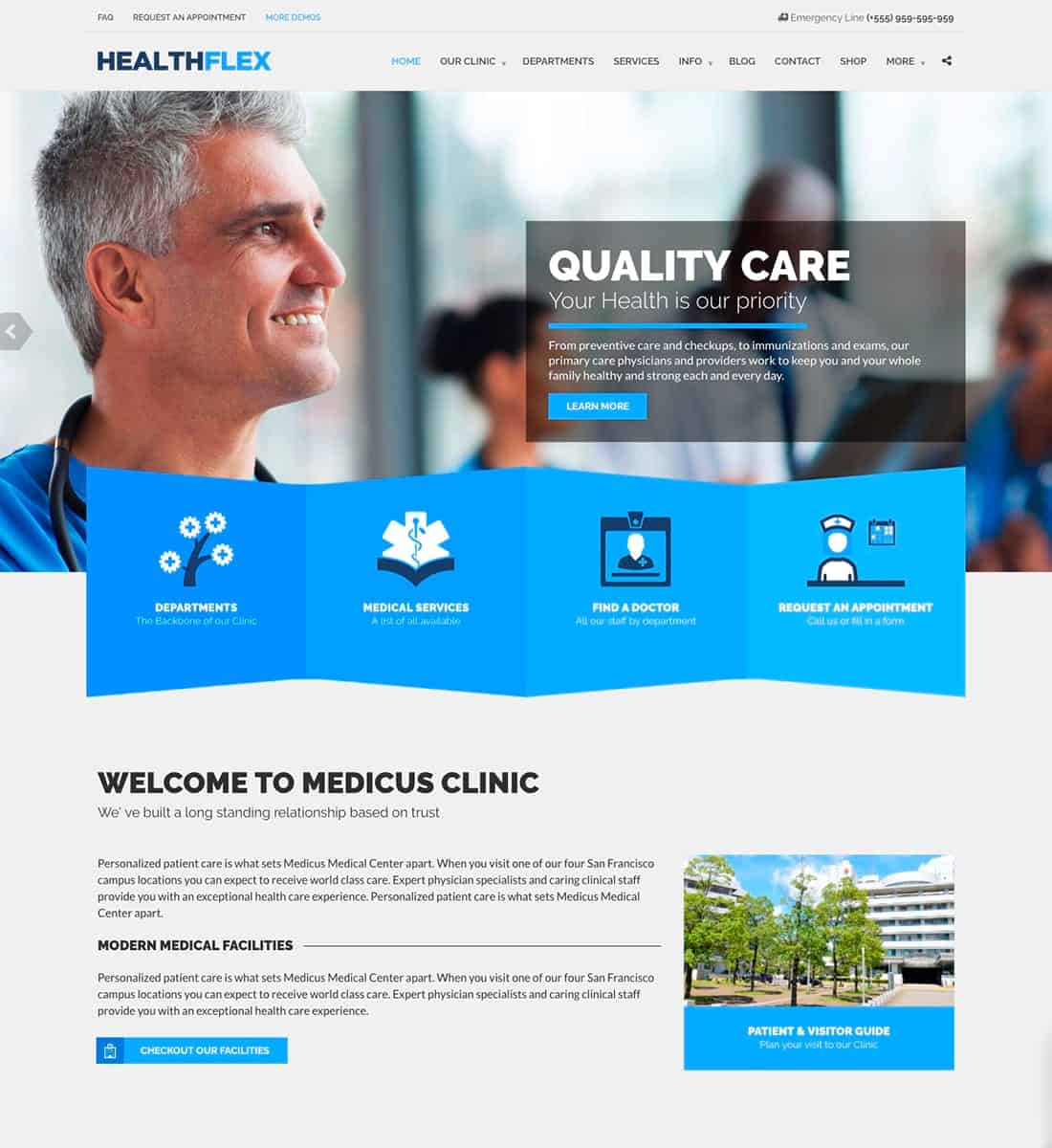 Healtflex - Medical Health WordPress Theme