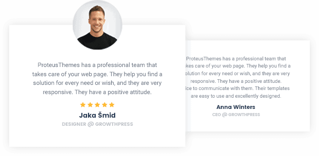 Custom Testimonials Widget