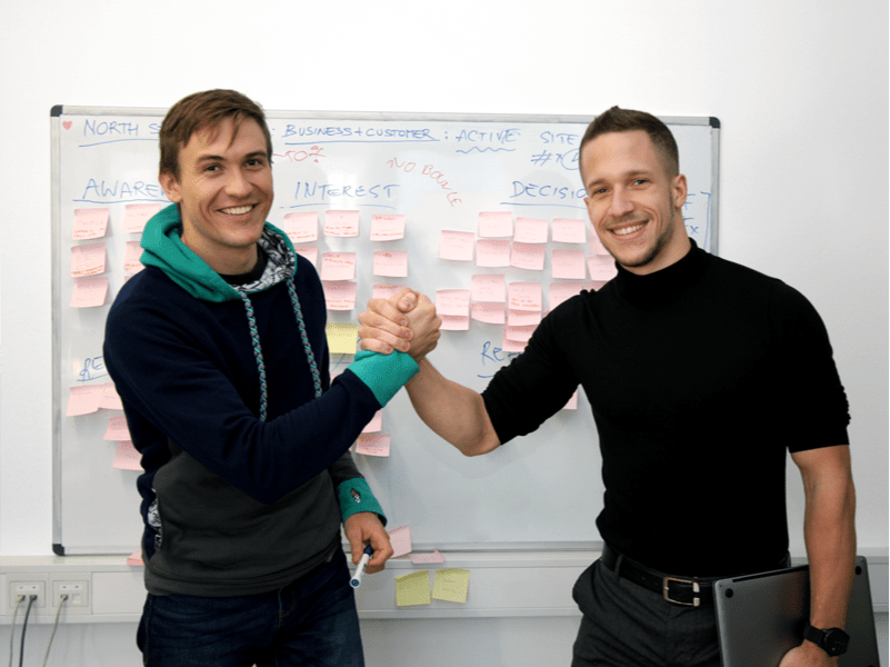Founders of ProteusThemes Primož and Jaka