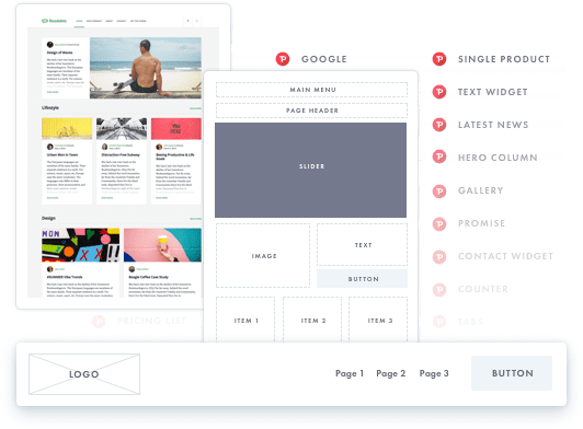 WordPress themes widgets and functionalities