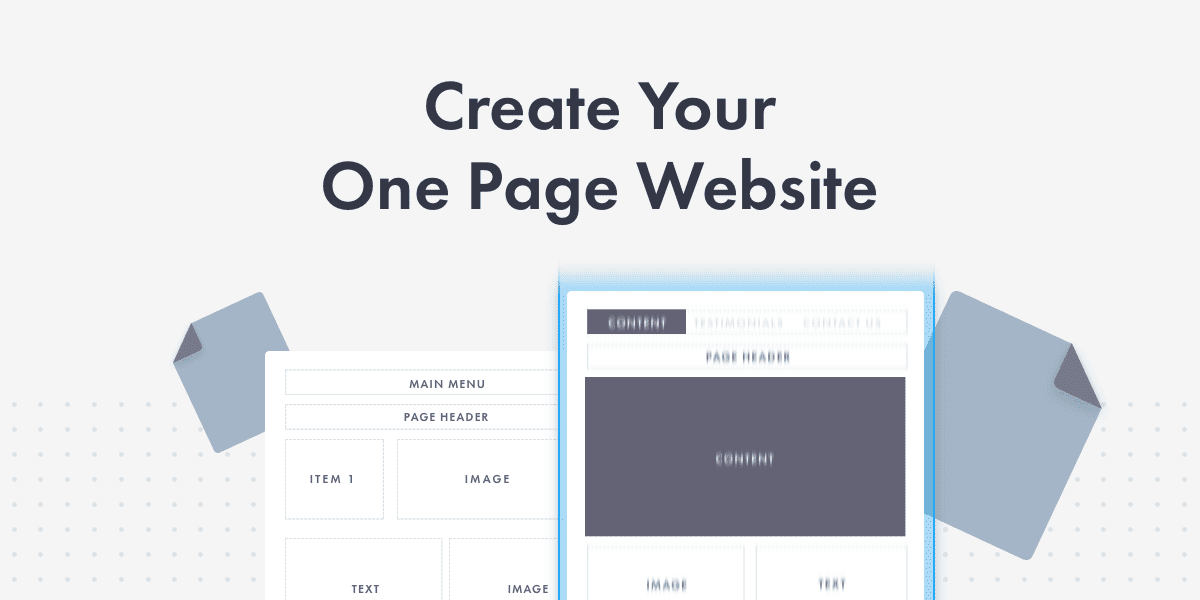 How to create one page website with any WordPress theme