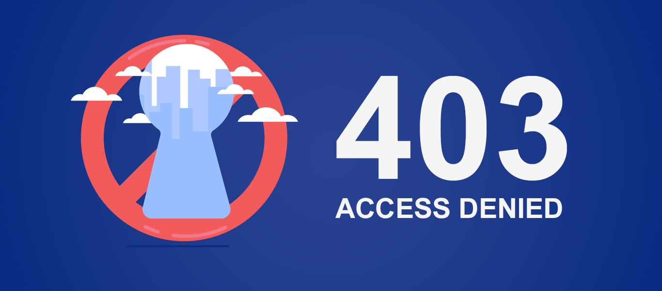 403 error - access denied