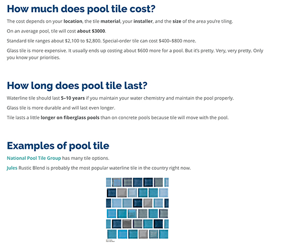 RIverPools blog post example