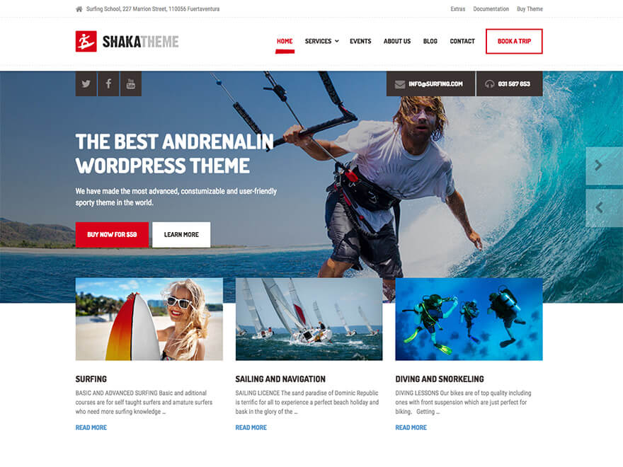 Shaka WordPress Theme