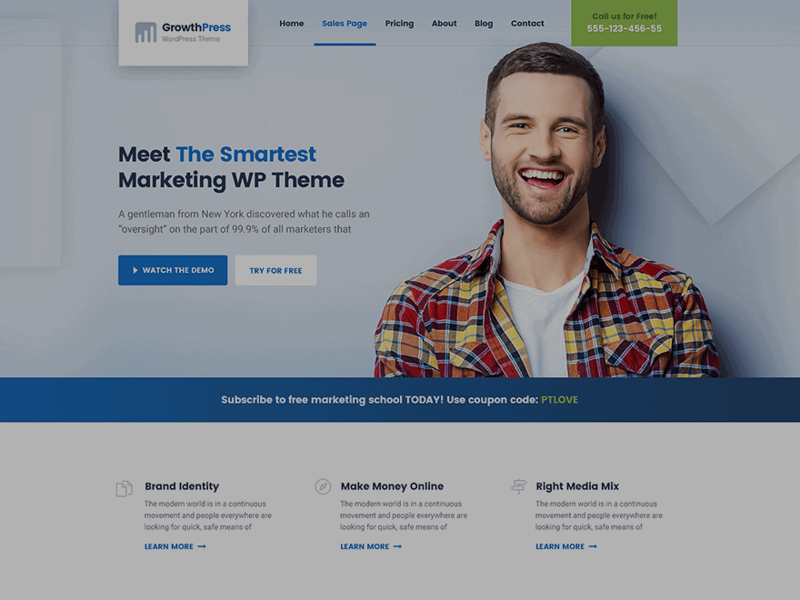 growthpress wp theme