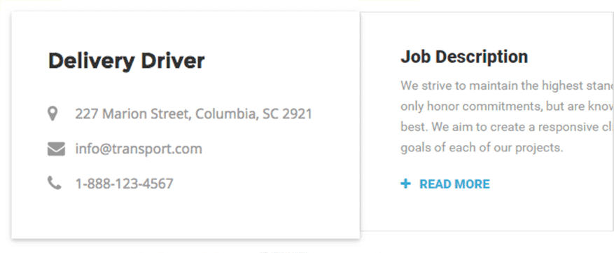 Job Opening Widget