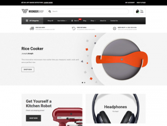 woocommerce default woondershop skin